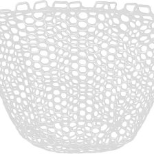 Alwonder Fishing Nets Silicone Replacement Netting, Clear Black Fly Ice Fishing Net Landing Kayak Nets Without Handle for Freshwater Saltwater Foldable Soft Flexible Trout Net Silicone Mesh